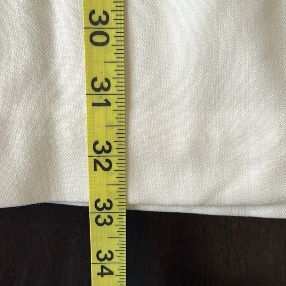 ๐ French Connection White Mini Dress with Ruffle Sleeves - Picture 15 of 15